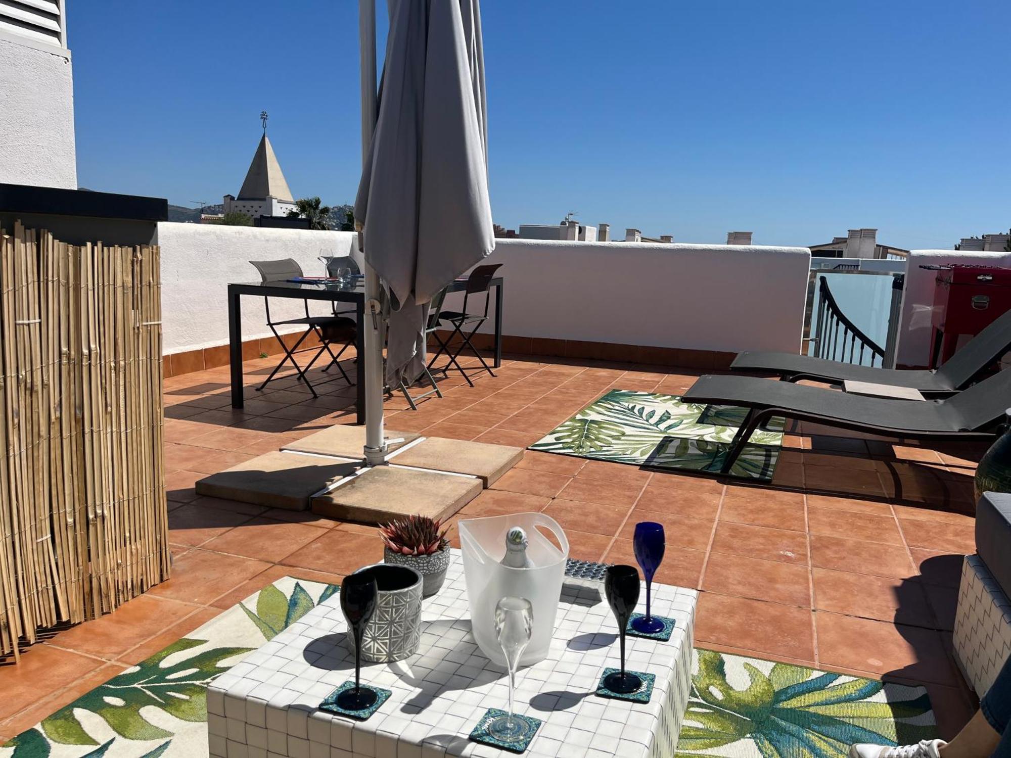 Appartement Avec Terrasse Sur Le Toit Vue Mer ロザス エクステリア 写真